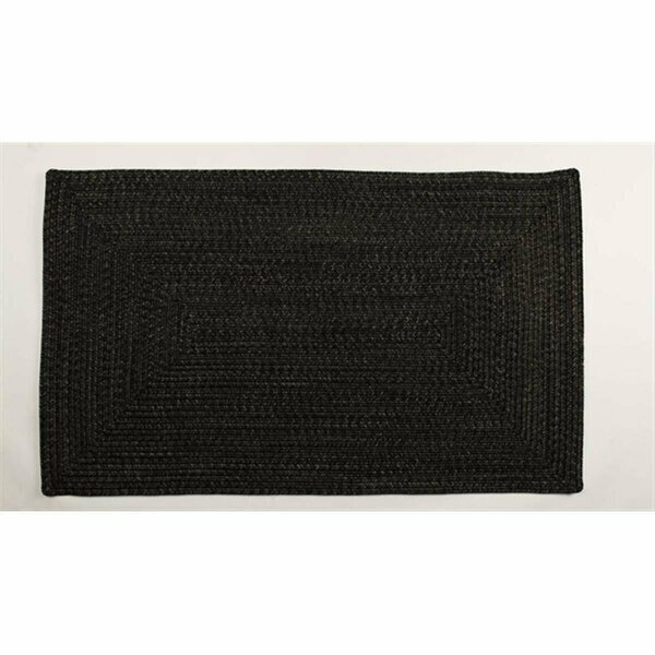Black Ultra Durable Braided Rugs - Rectangle, Homespice Decor, Mfr#: 313577